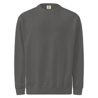 Freigestellter Pullover in der Farbe Pepper mit einem farblich angepassten markanten JAG  (Just a Girl) Logo im Nackenbreich.