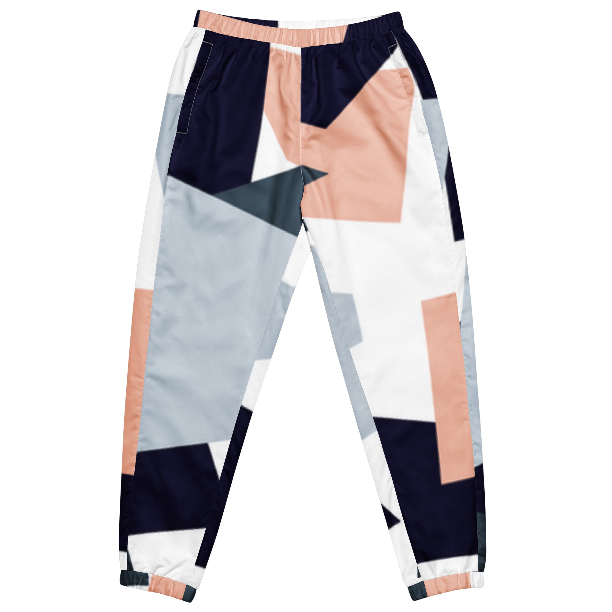 Damen Trainingshose mit Stylischem Block Muster. Lässiger Streetstyle für Frauen von By Just a Girl. 