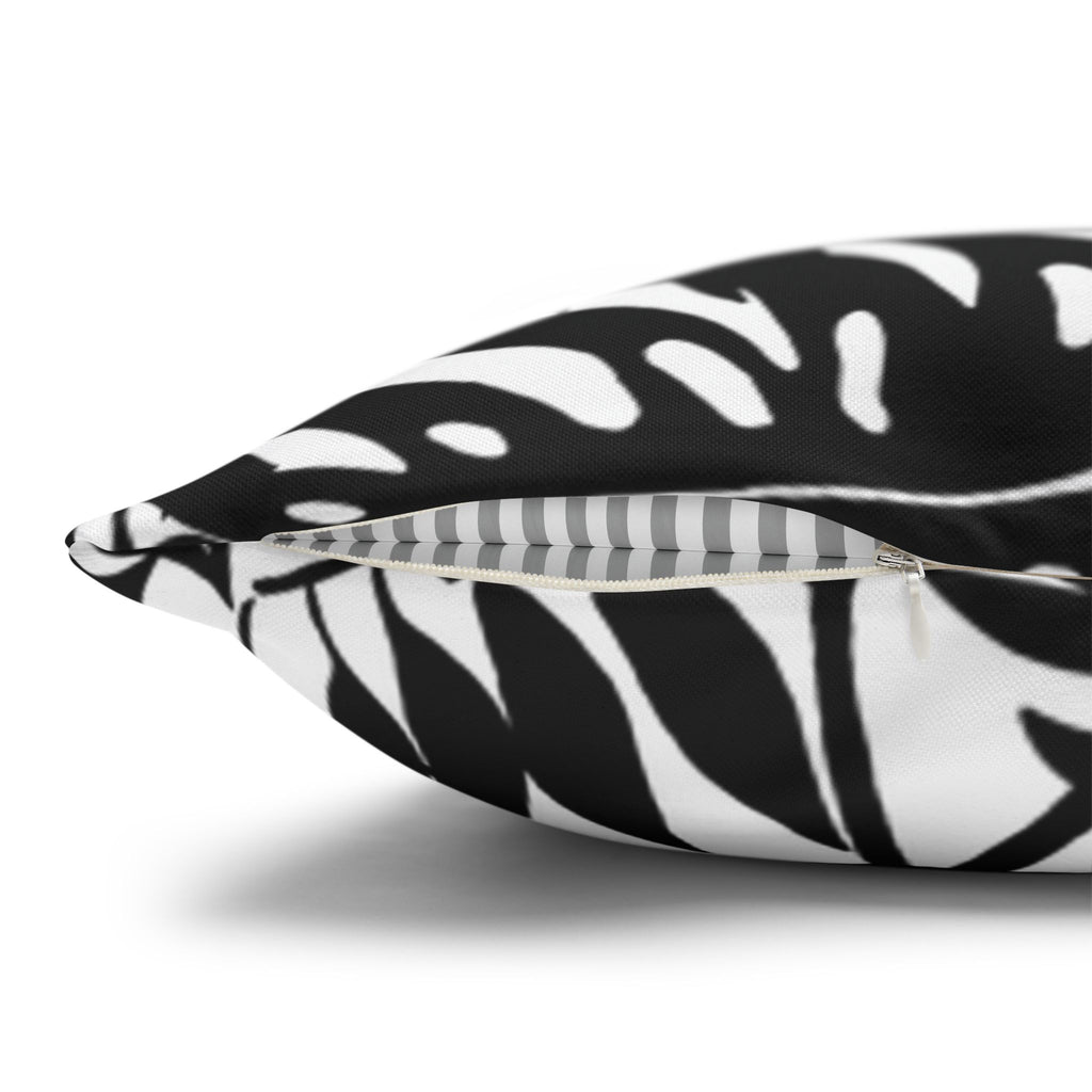 Kissenbezug Ansicht eines verdeckten Reissverschlusses.