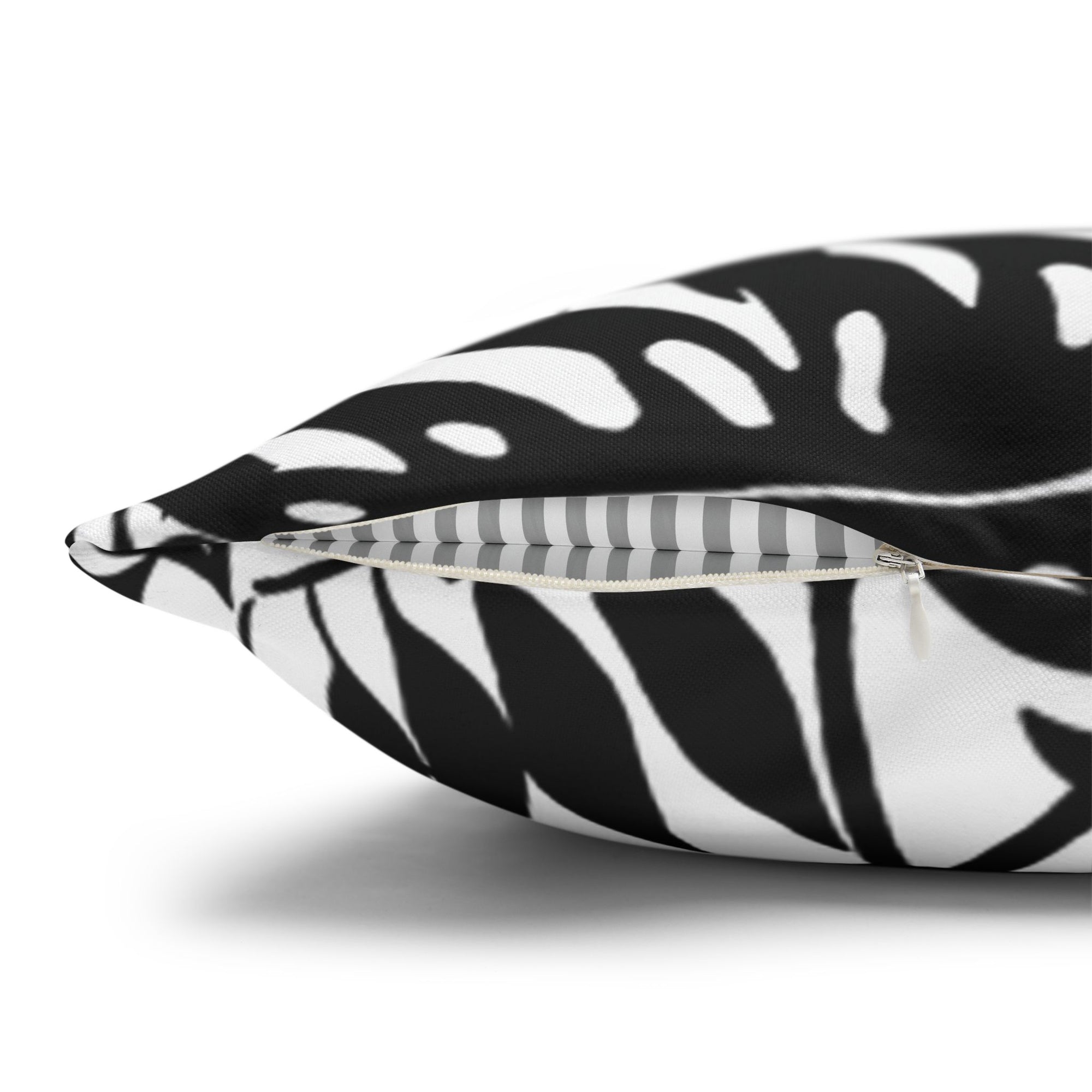 Kissenbezug Ansicht eines verdeckten Reissverschlusses.